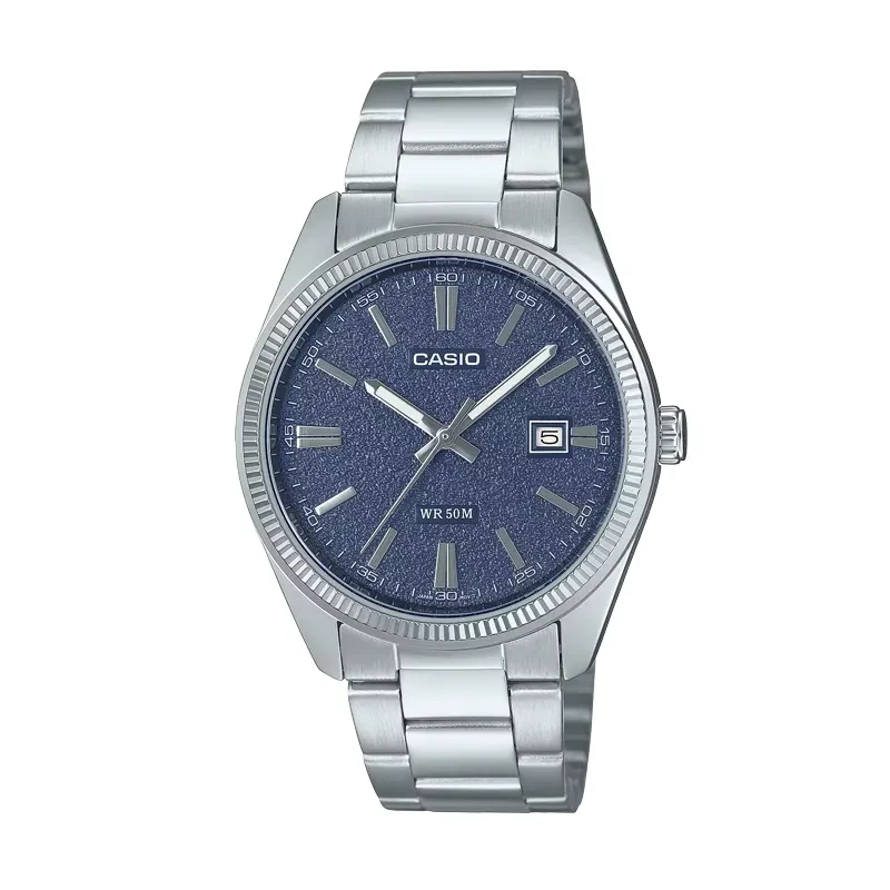 Casio Analog Blue Dial Men's Watch- MTP-1302DA-2A1V
